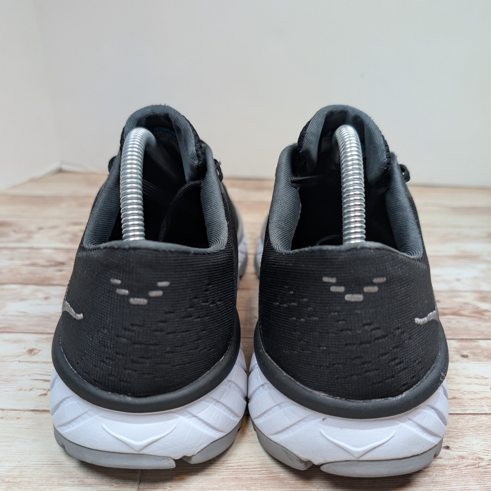 Hoka One One Cavu 2 ProFly Black Gray White Canvas Athletic Sneakers Shoe Men 10 - Picture 5 of 13